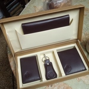 Dark Brown Luxury Leather Gift Set – Premium Quality with 5-Year Guarantee
