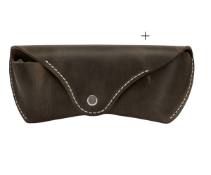 Vintage Leather Eyewear Pouch Classic Protective Case