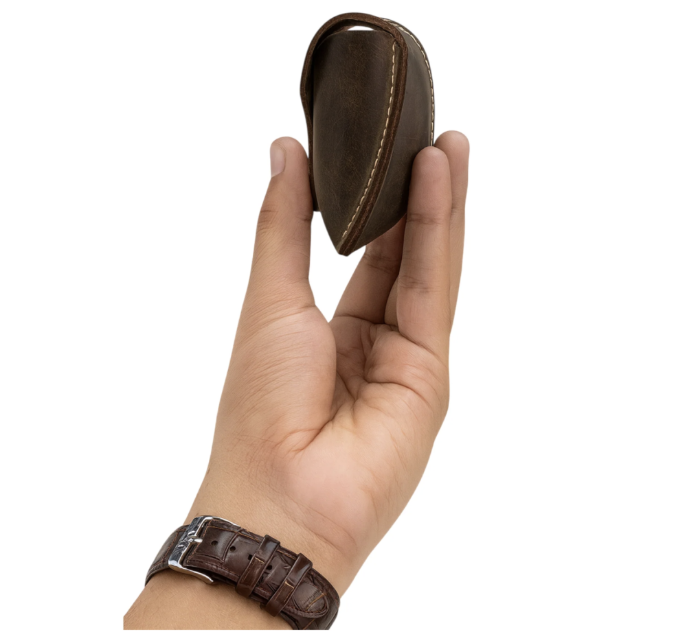 Vintage Leather Eyewear Pouch Classic Protective Case